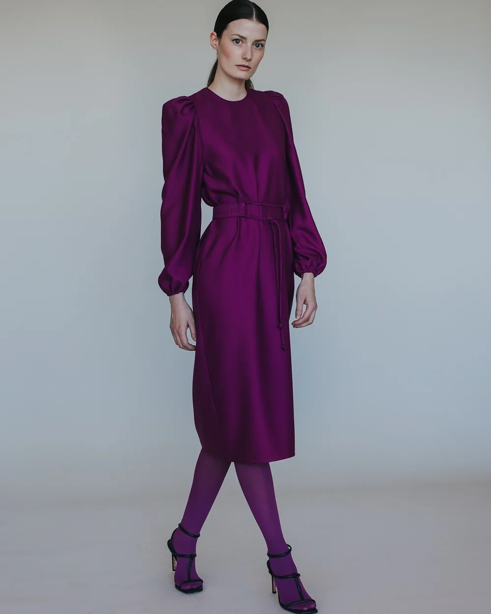 Aubergine Kleid – Simone Becke Kitzbühel