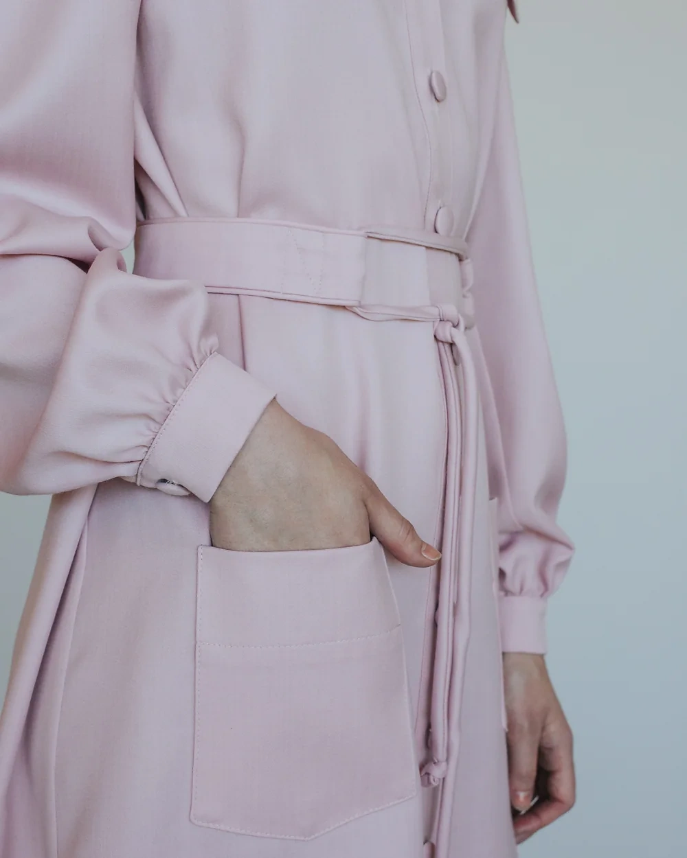 Rosé Hemdblusenkleid – Simone Becke AW20