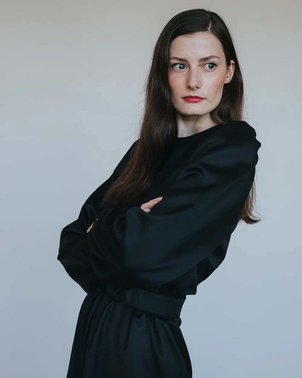 Schwarzes Kleid – Simone Becke AW20