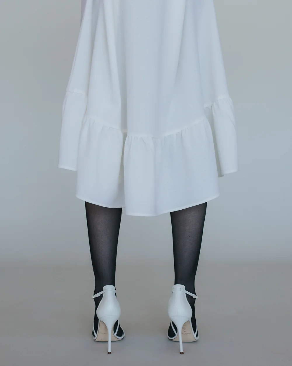 Lange weiße Bluse – Simone Becke AW20