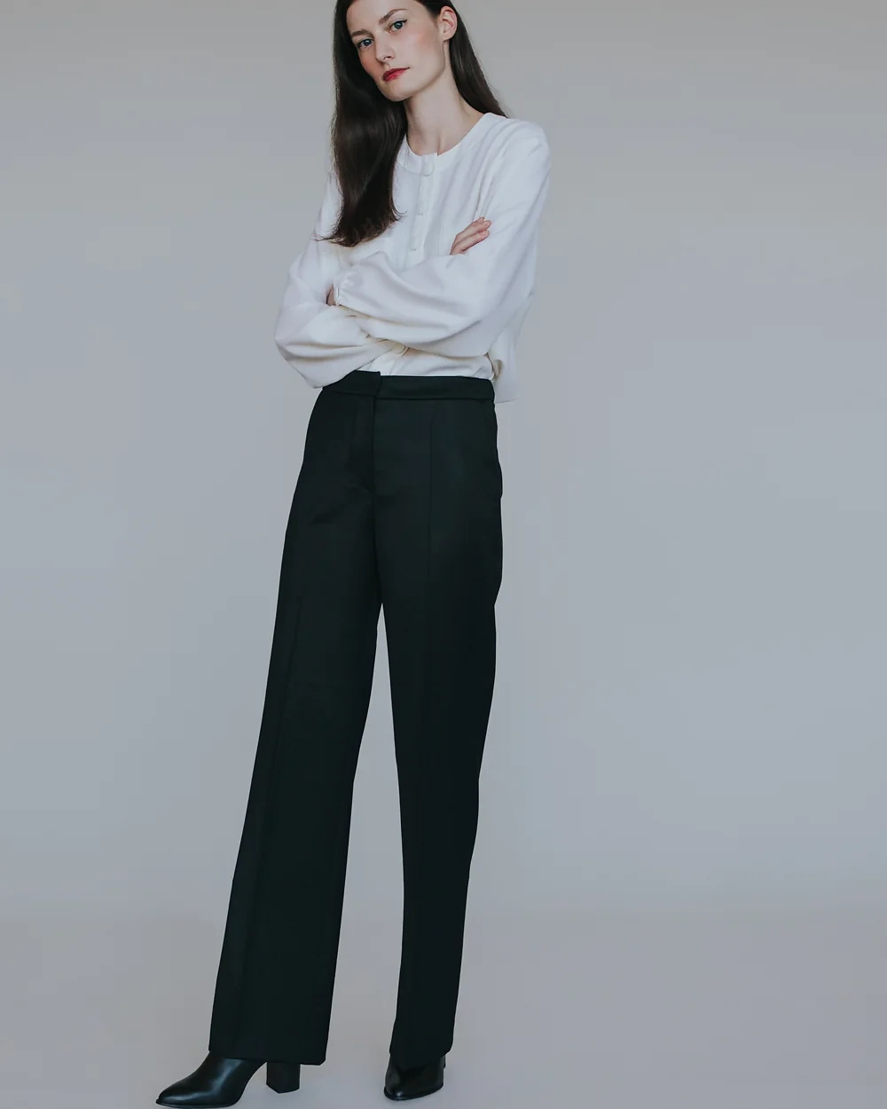Weiße Utility-Bluse – Simone Becke AW20