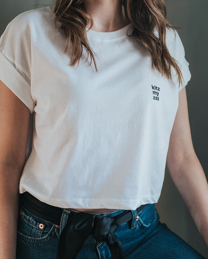 Weißes T-Shirt aus der SS20 Kollektion – Simone Becke