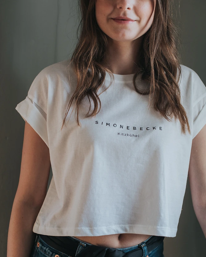 Weißes T-Shirt aus der SS20 Kollektion – Simone Becke