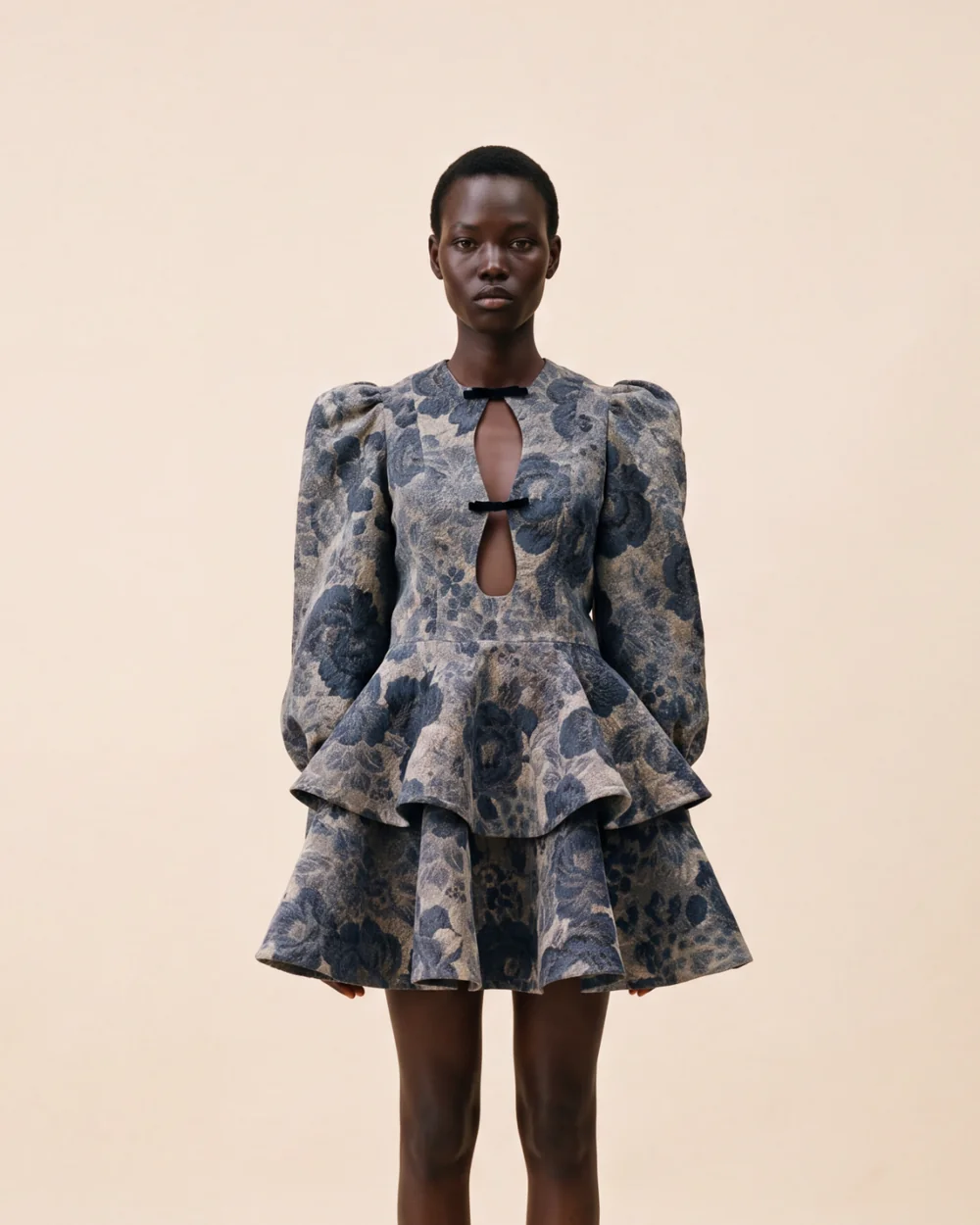 Gobelin-Jacquard Minikleid